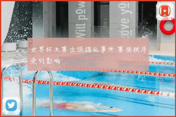 世界杯决赛出现捣乱事件 赛场秩序受到影响